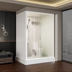 Premium White Complete Shower Cabin Enclosure