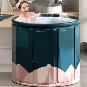 Dark Sapphire Round Folding Bathtub