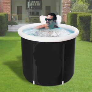 Round Outdoor Thermal Ice Bath Plunge