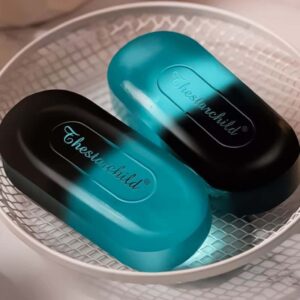 Travel-Friendly Black and Teal Soap Boxes