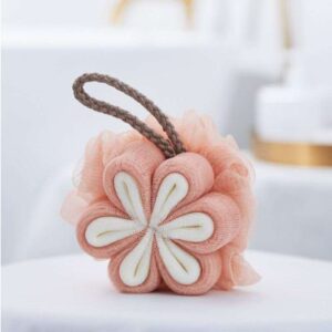 Floral Shaped Gentle Exfoliating Bath Sponge